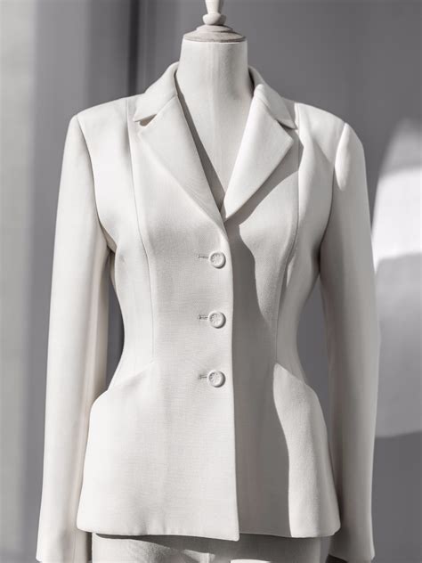 white dior coat|Dior coats for women.